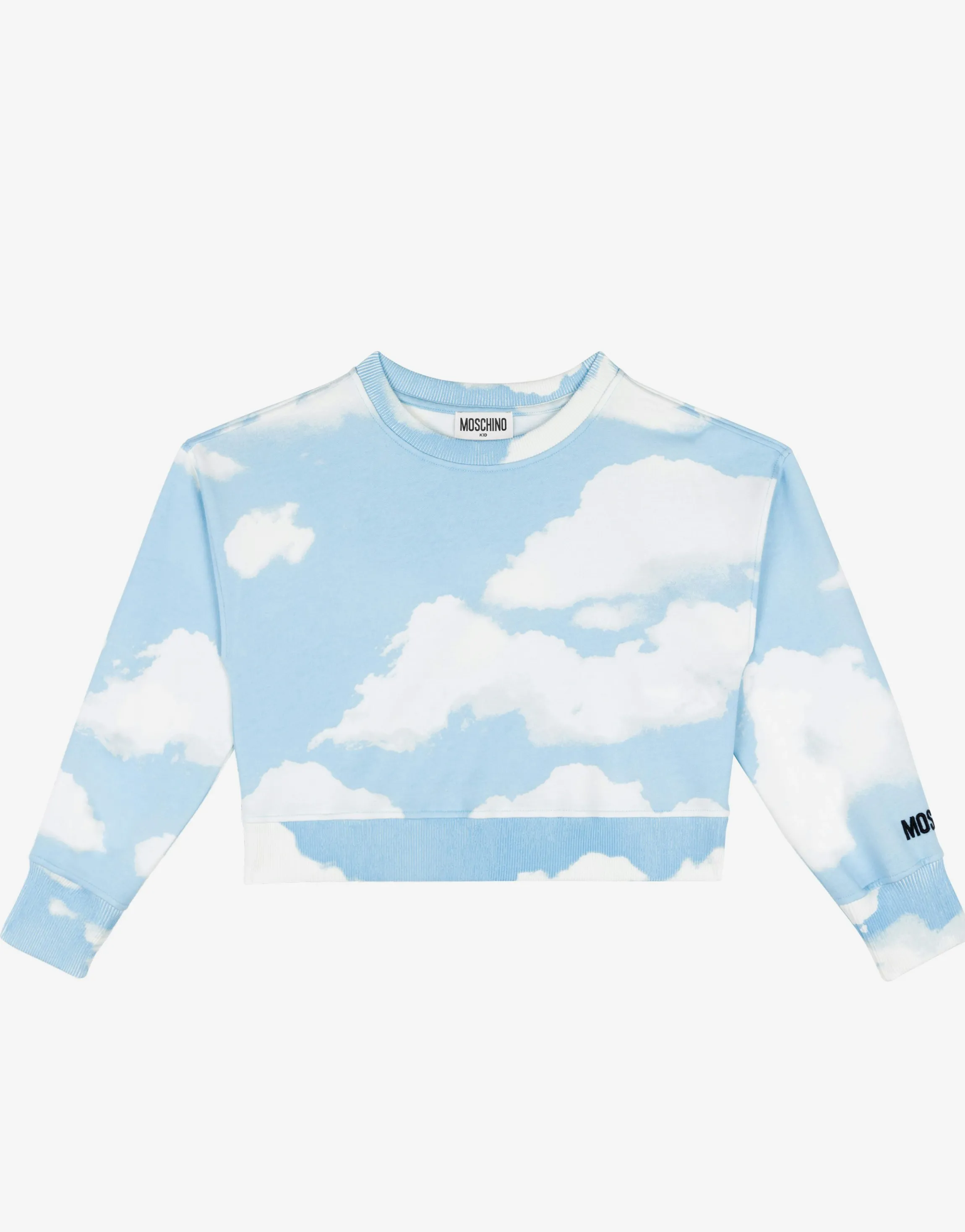 Allover Clouds cotton sweatshirt
