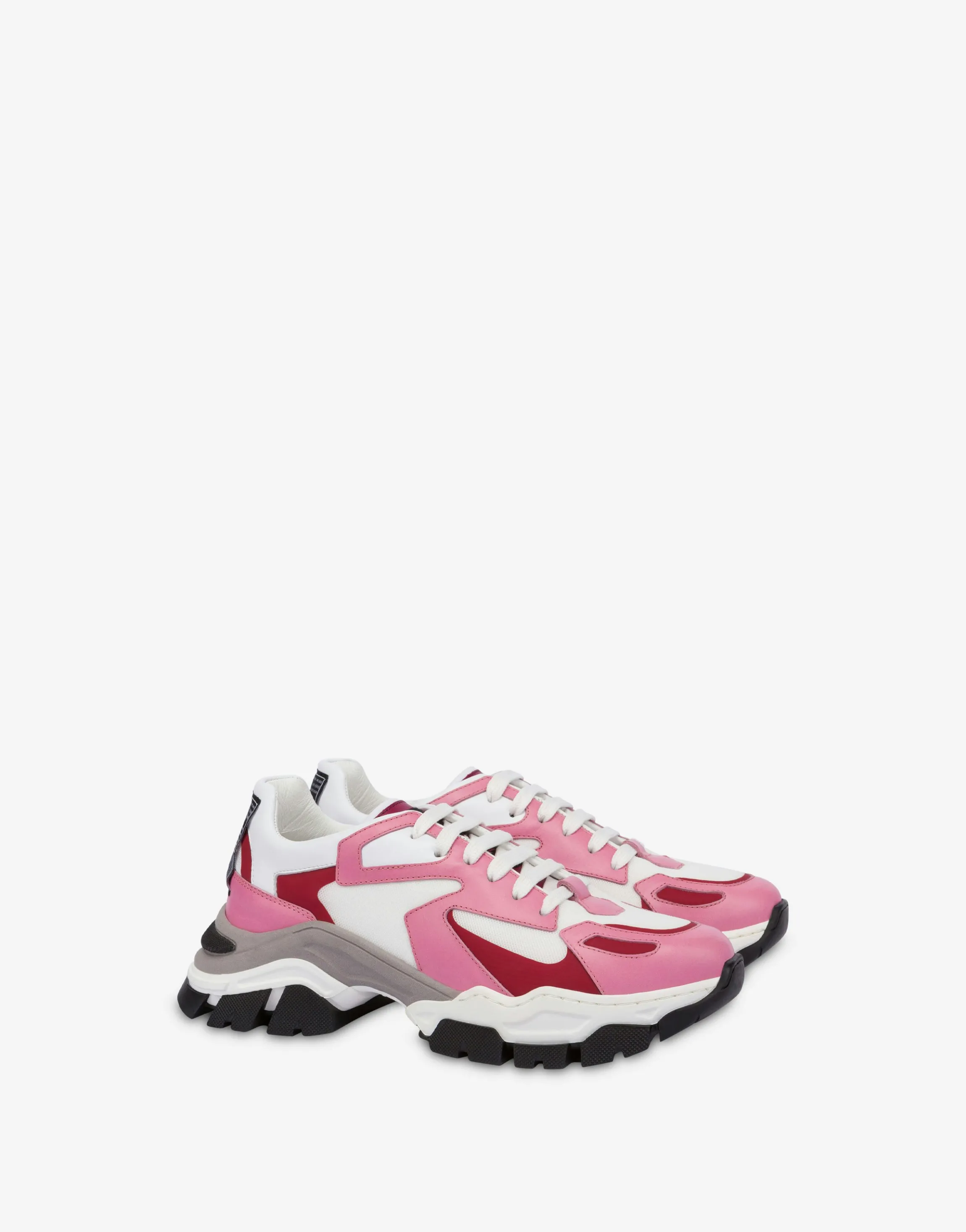 Barcode race sneakers with detail