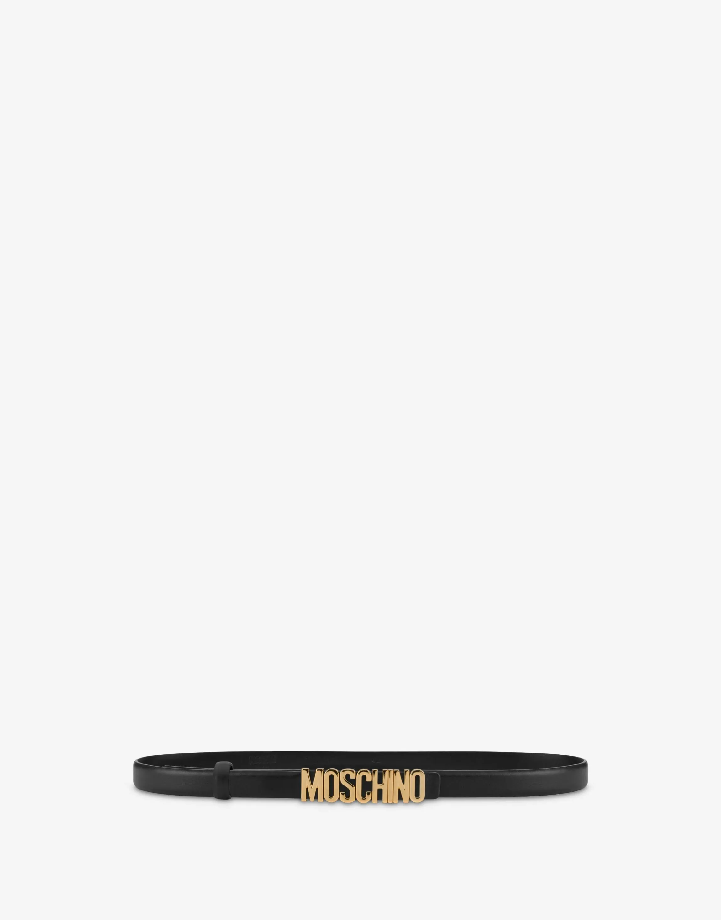 Belt with mini Lettering logo