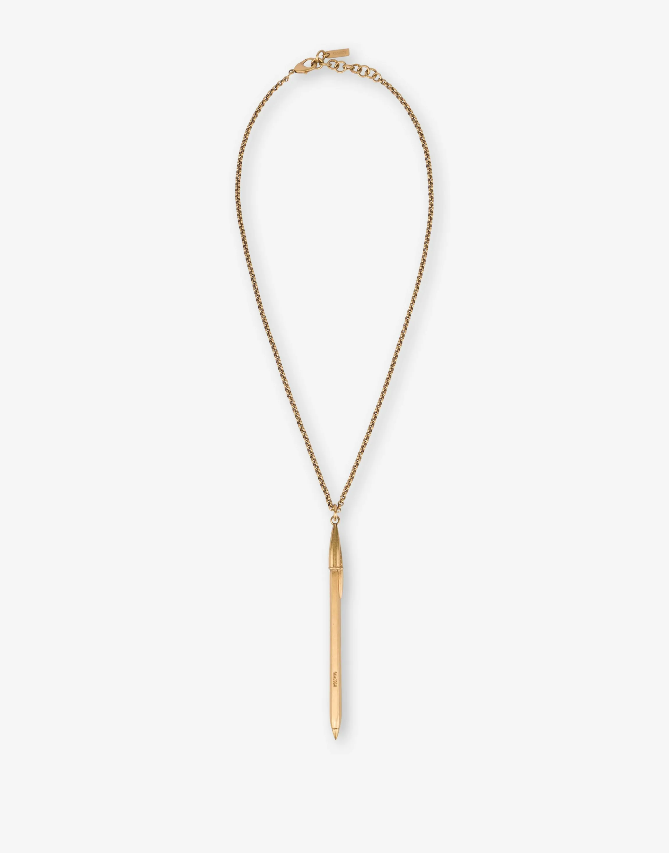 Feather pendant necklace