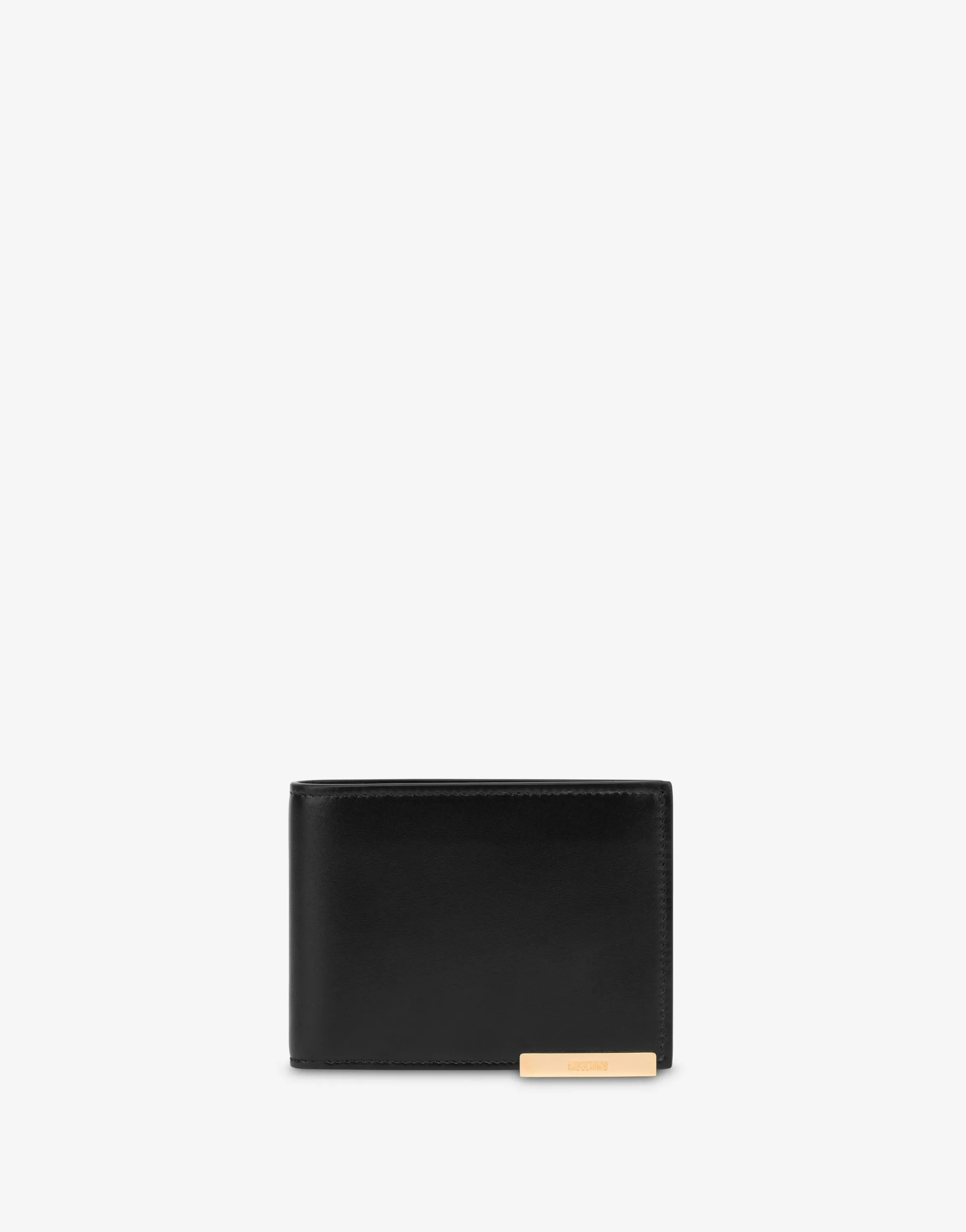 Flap calfskin wallet