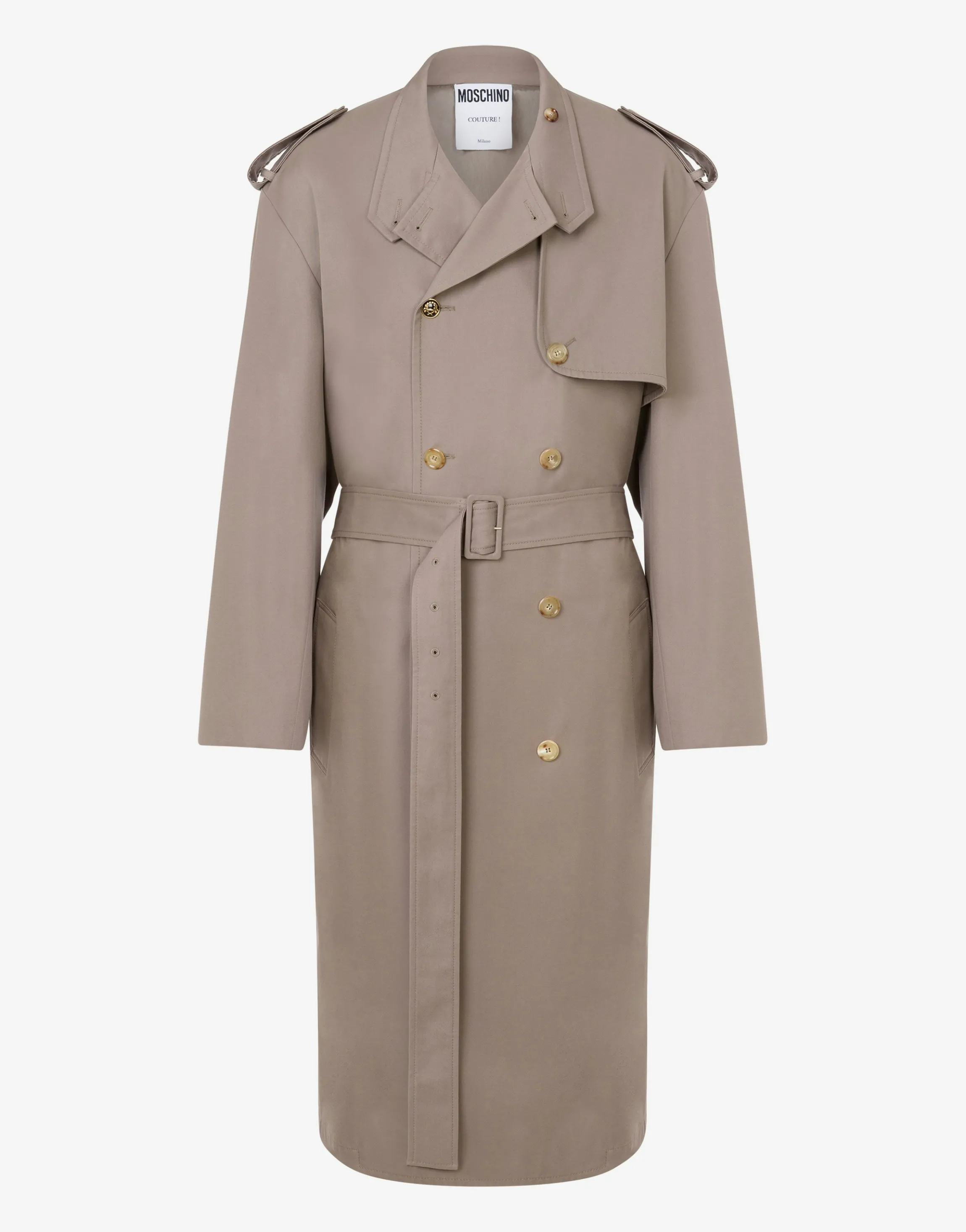 Gabardine Trench Coat Tailored Twist
