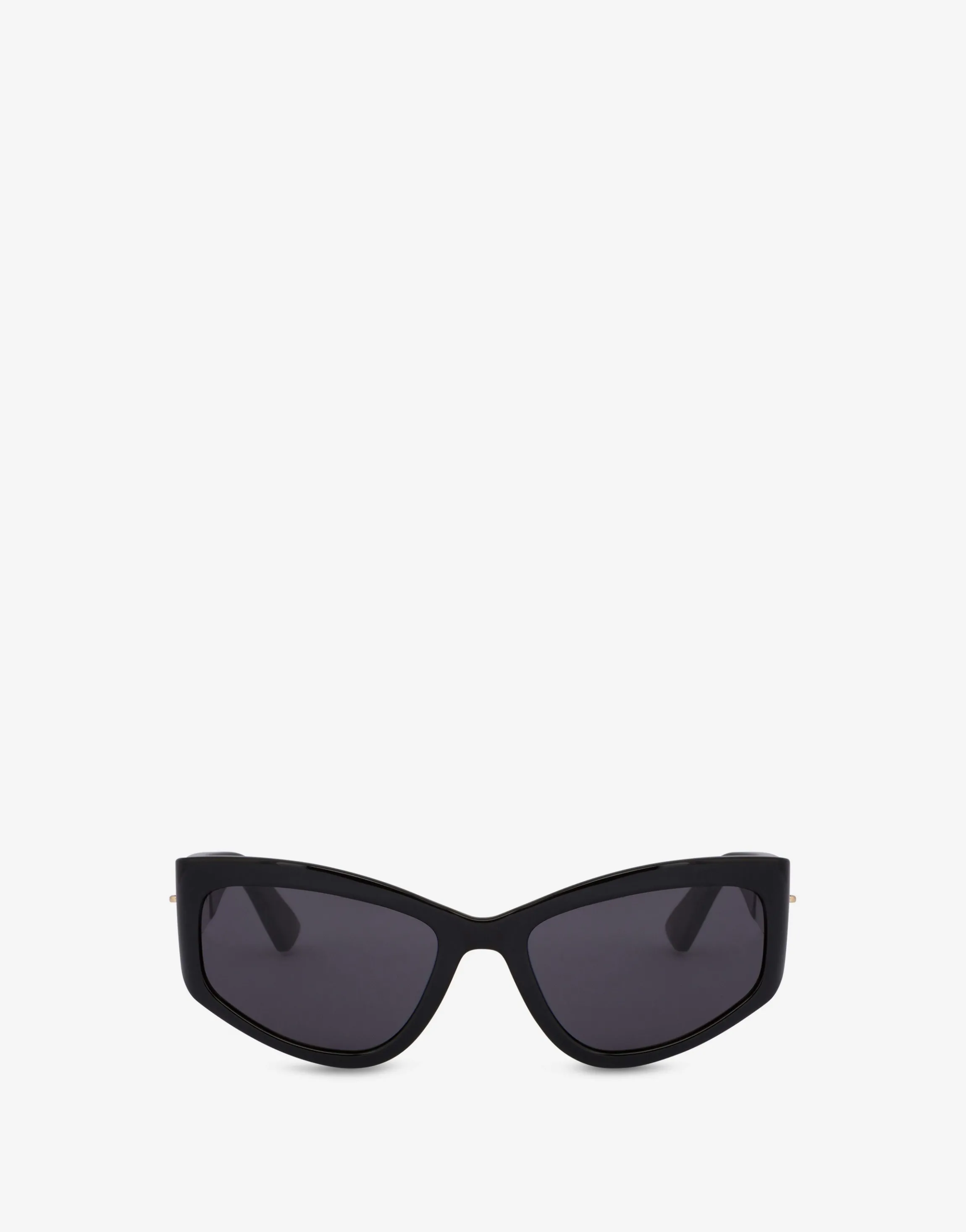 Gold Zipper black sunglasses