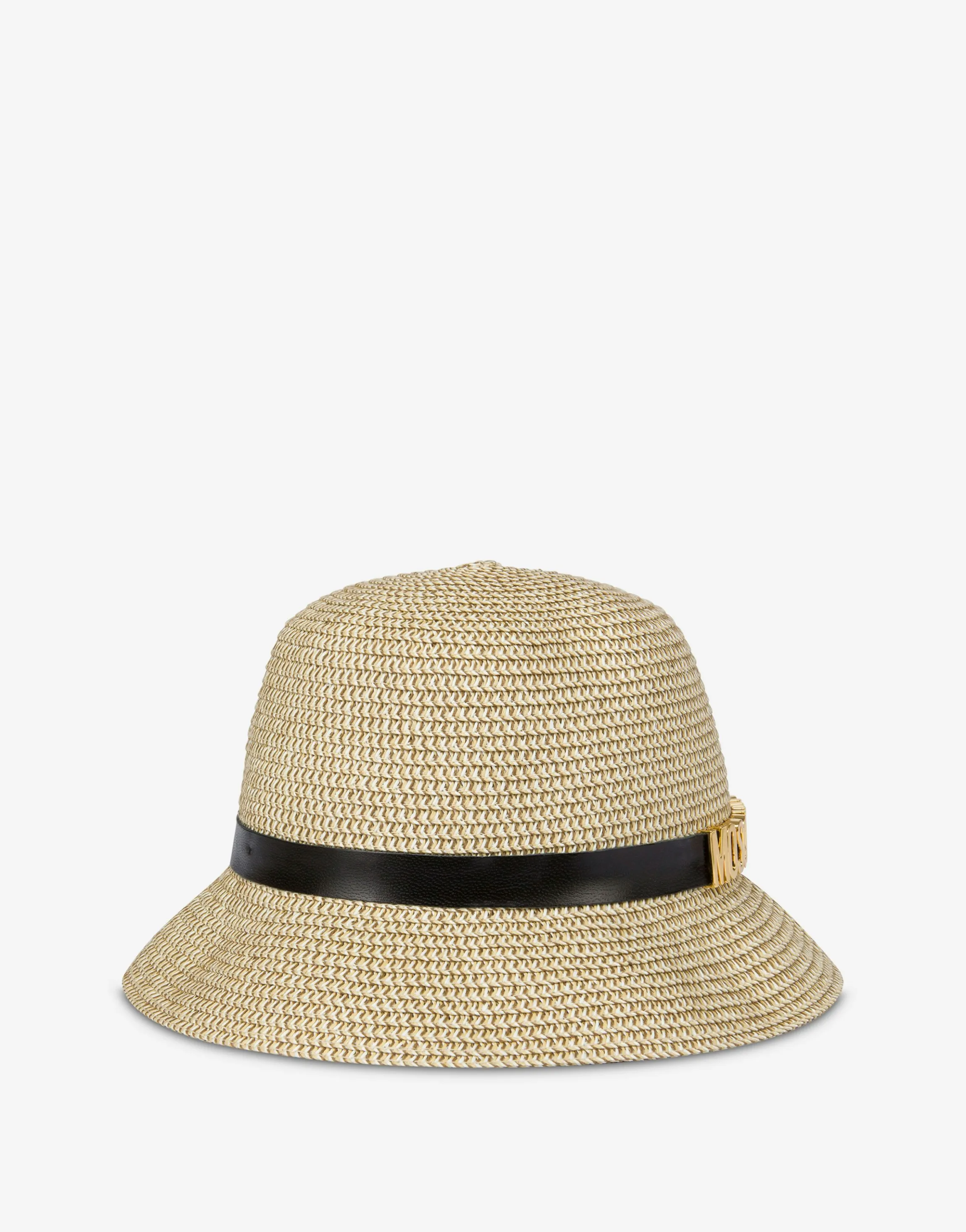 Lettering Logo raffia hat