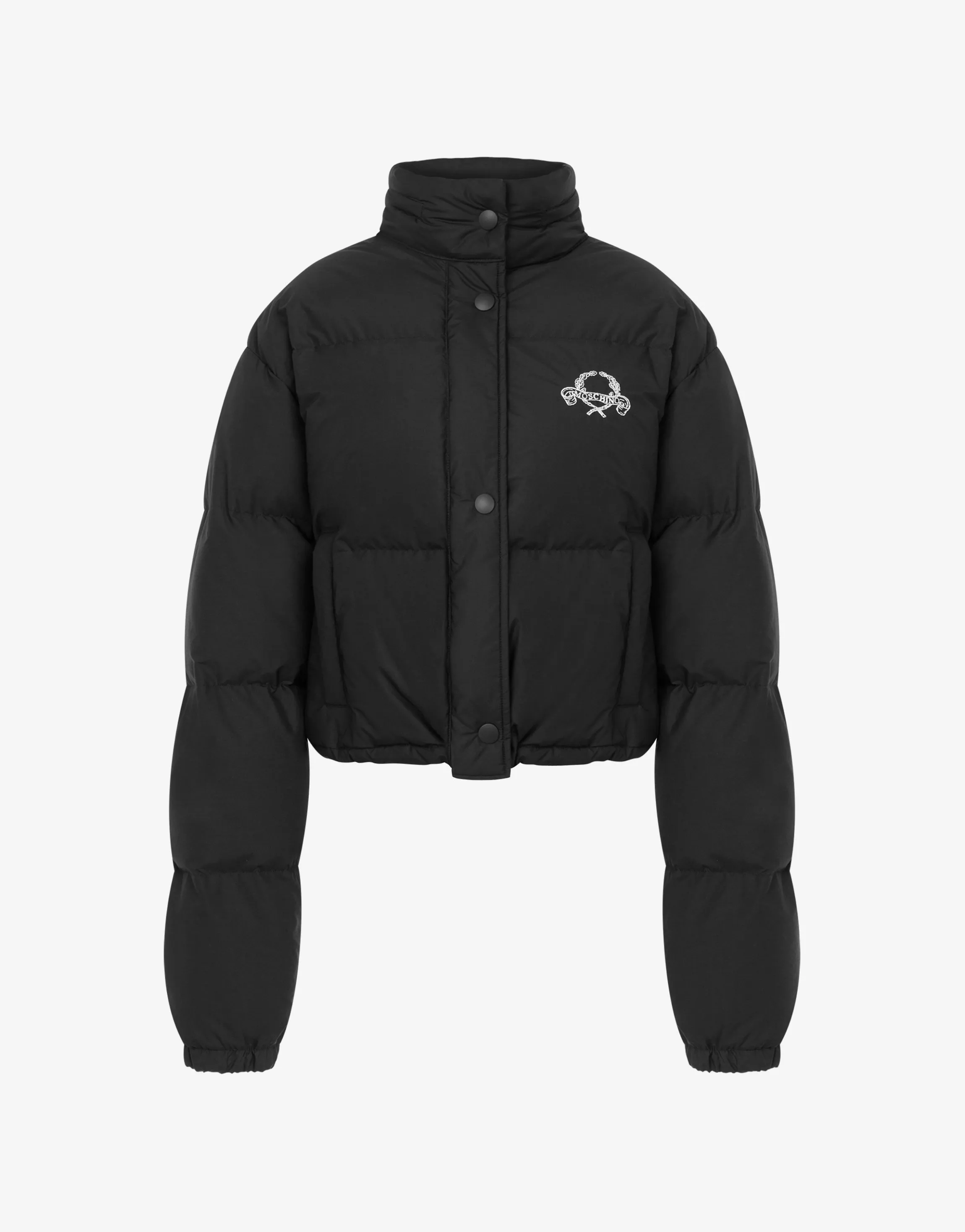 Lightweight Nylon Down Jacket Laurel Crown Logo