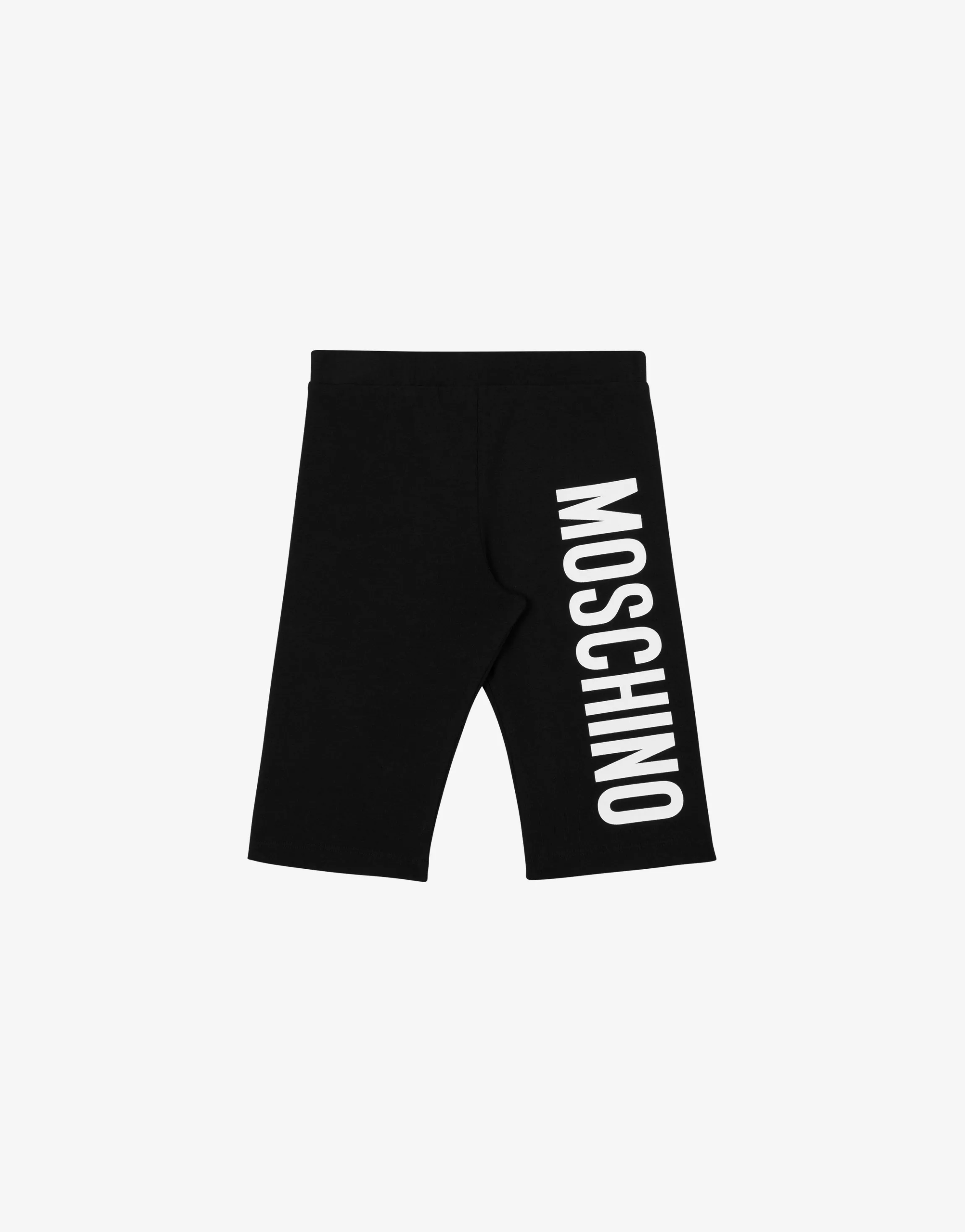 Logo Print jersey cycling shorts