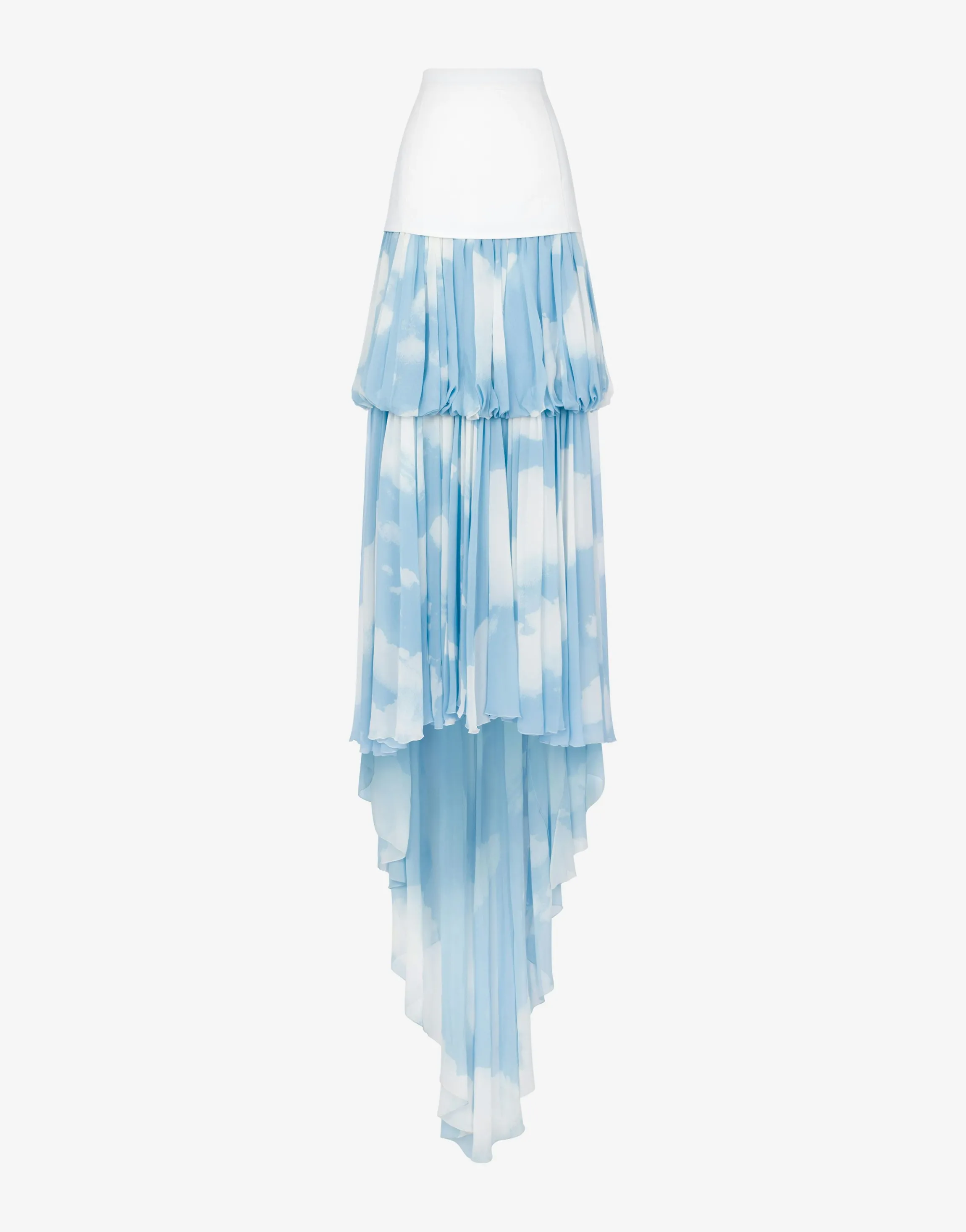 Long skirt with ""In the Cloud"" print