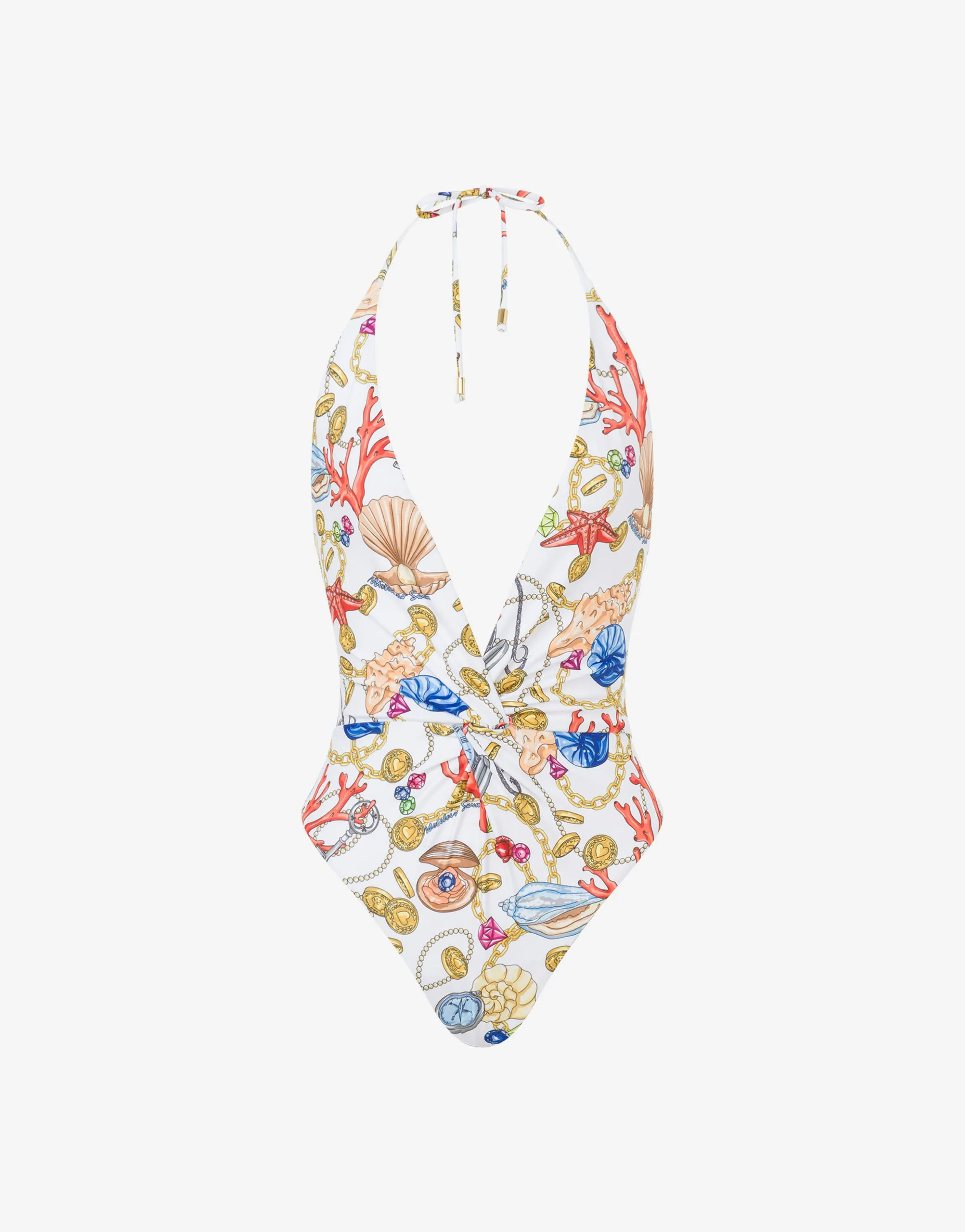 Marine Print One-piece Swimsuit