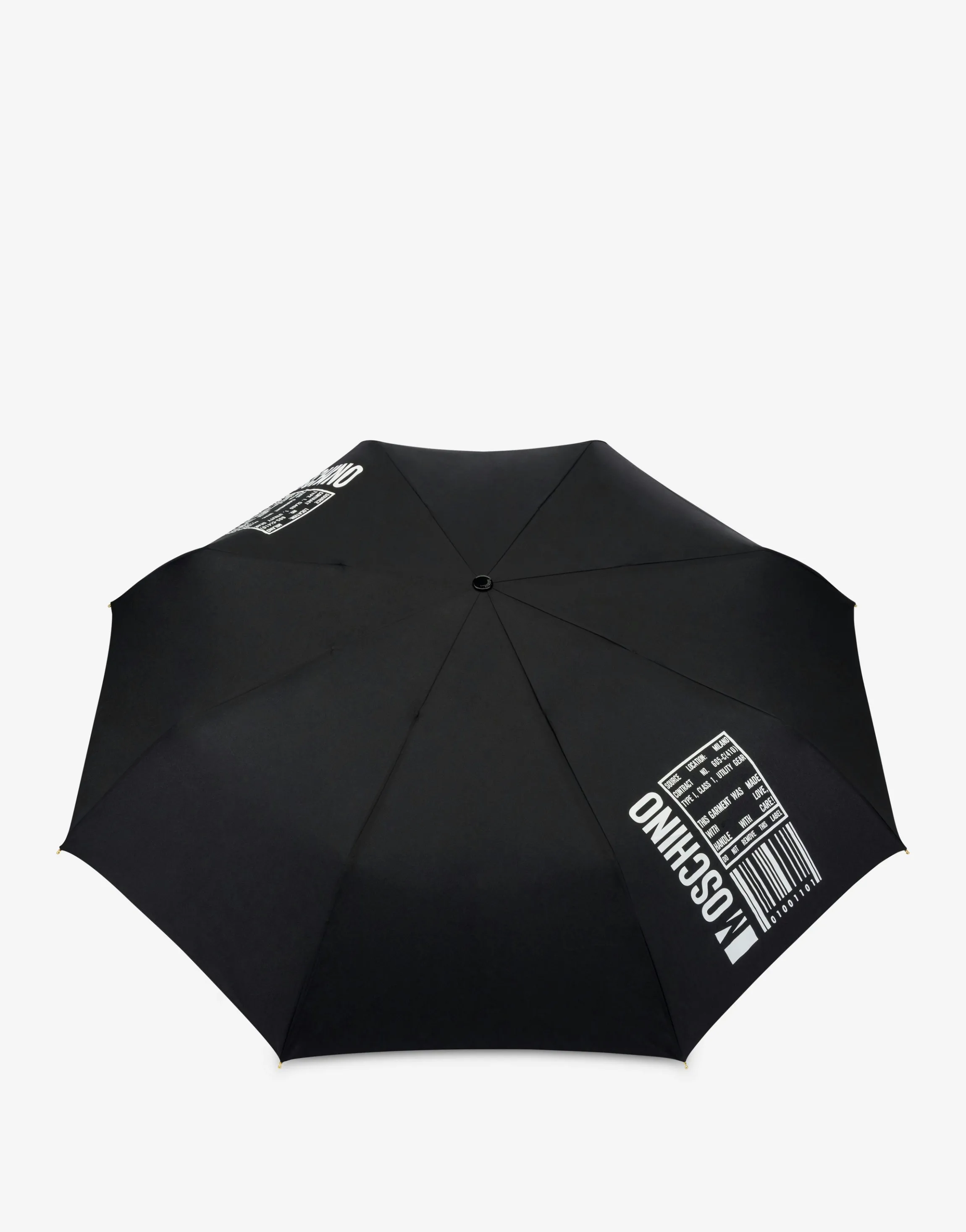 Open/close umbrella with Barcode Logo