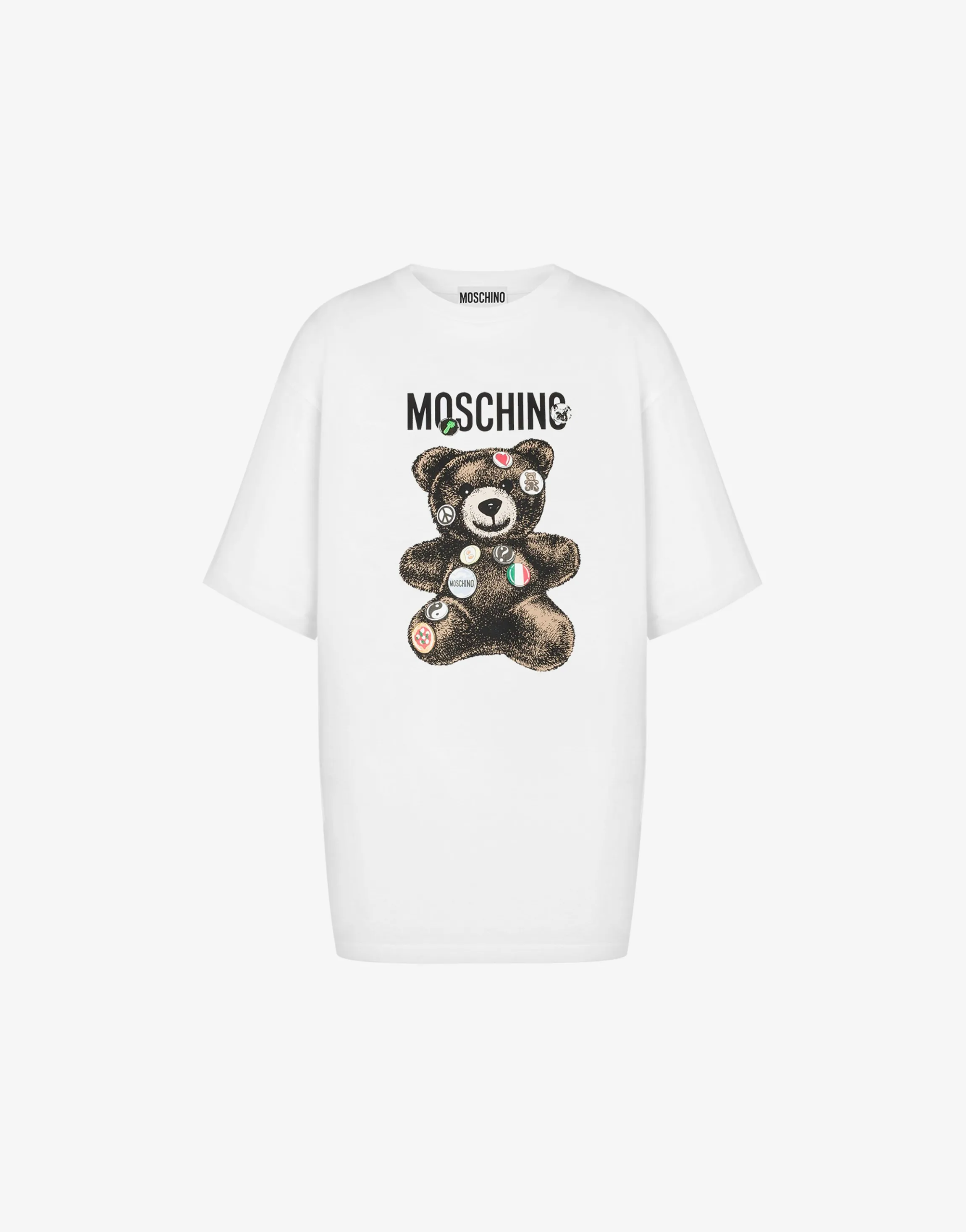 Organic jersey T-shirt Moschino Teddy Bear