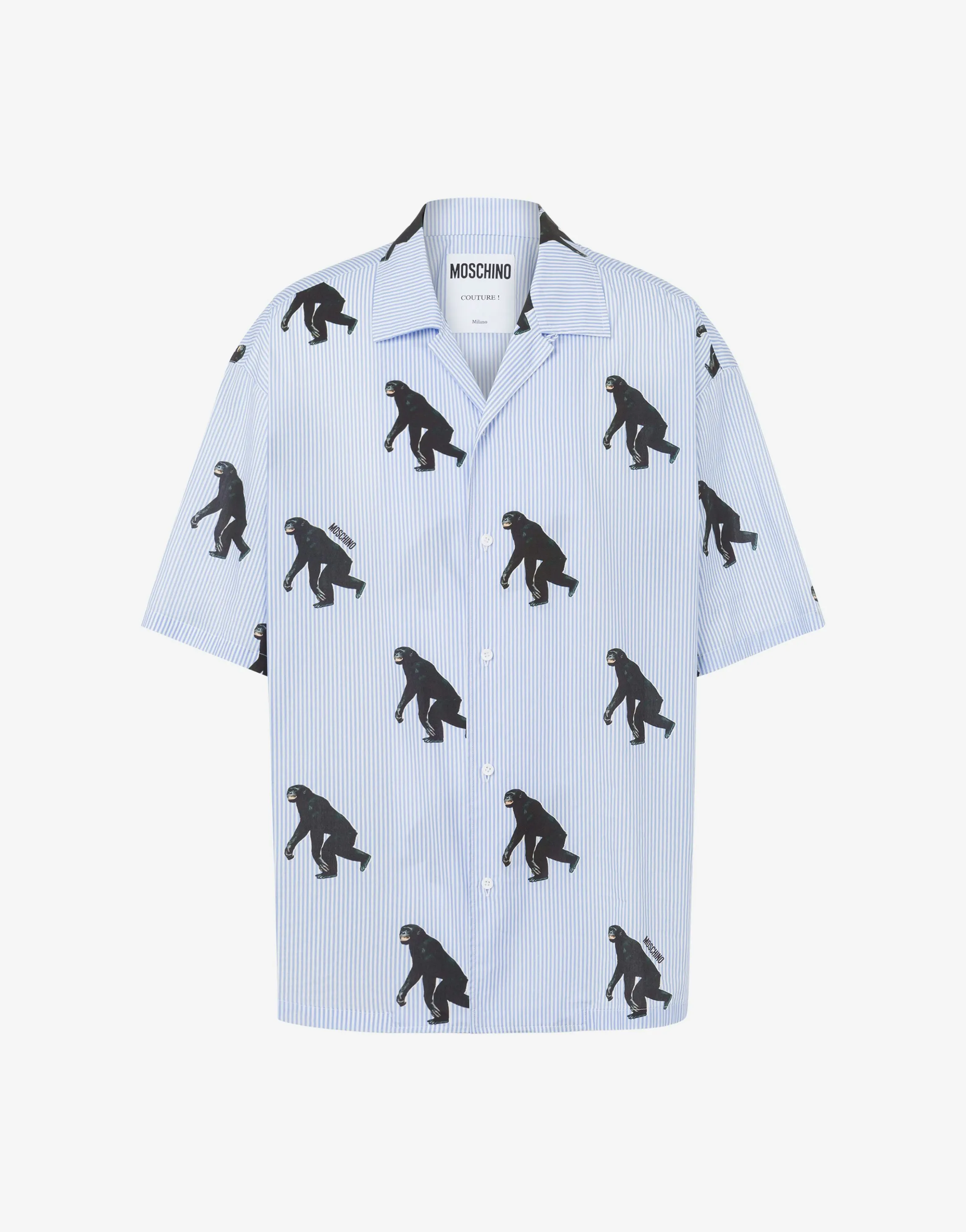 Poplin Shirt Allover Chimpanzee