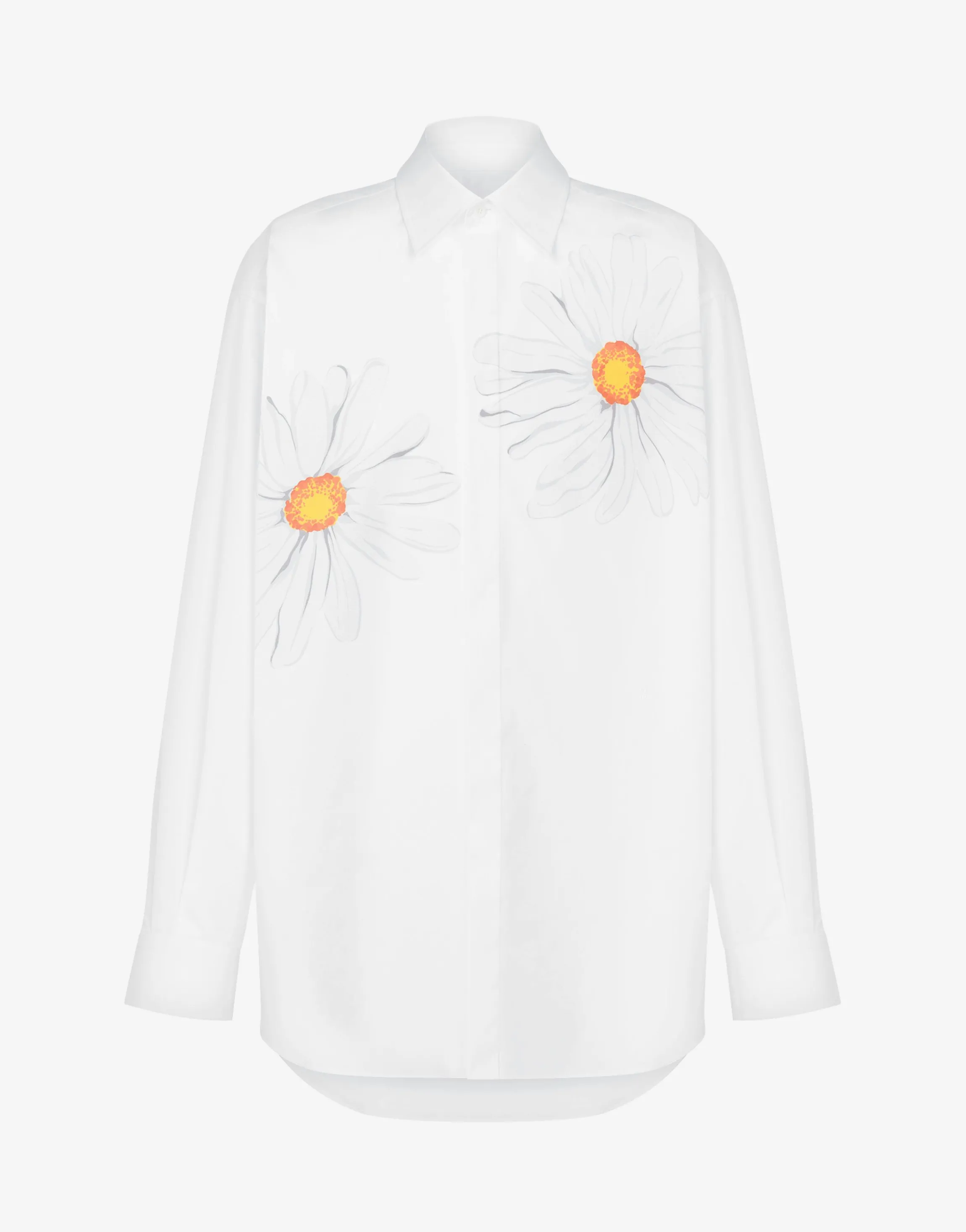 Poplin Shirt Daisy Print