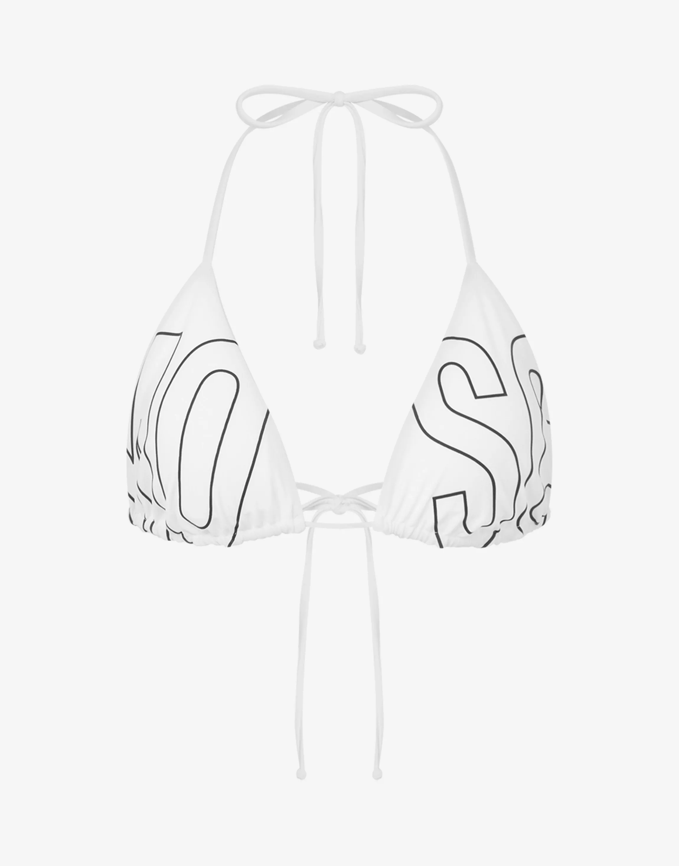 Rubber Logo Triangle Bikini Top