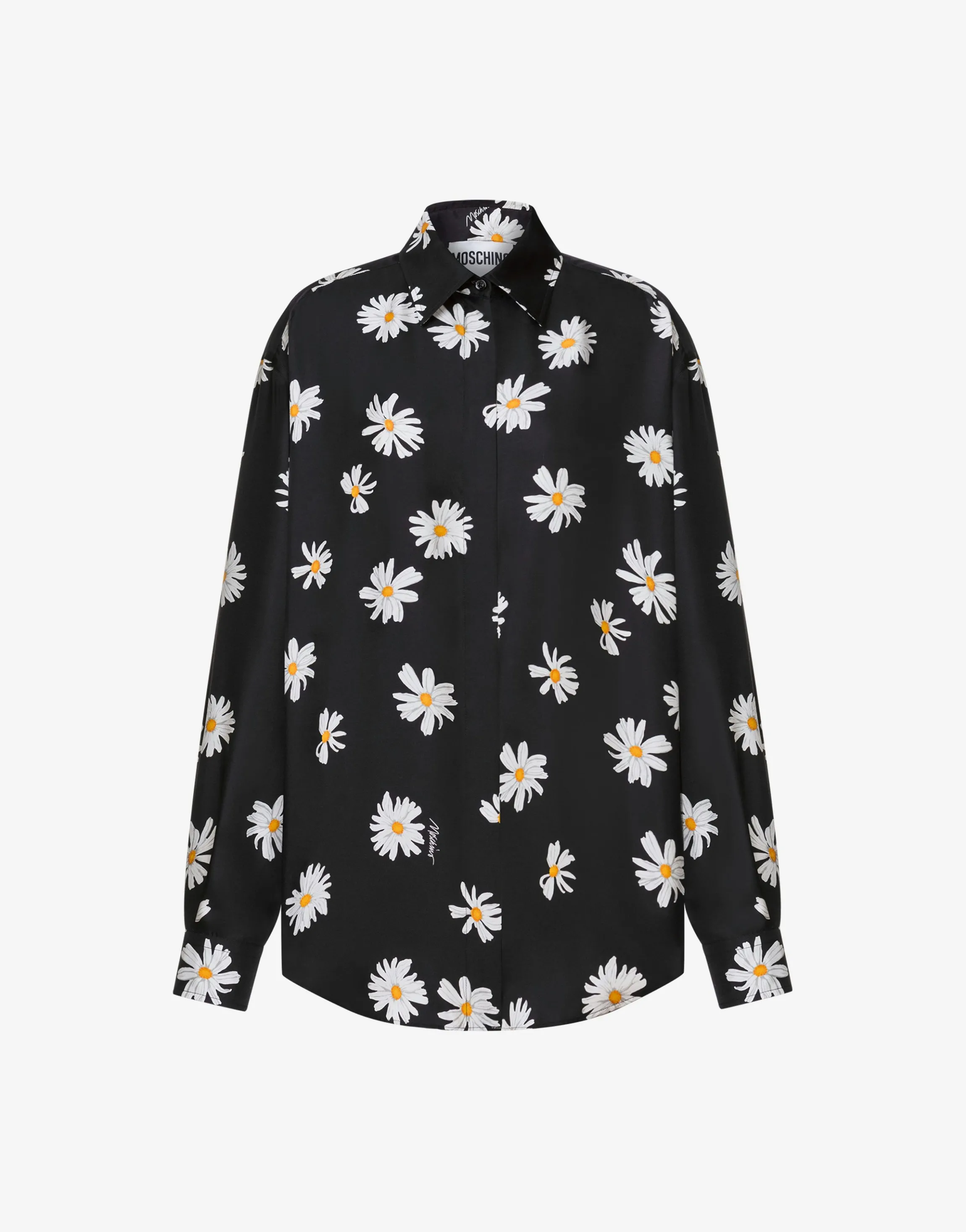 Silk Twill Shirt Allover Daisy