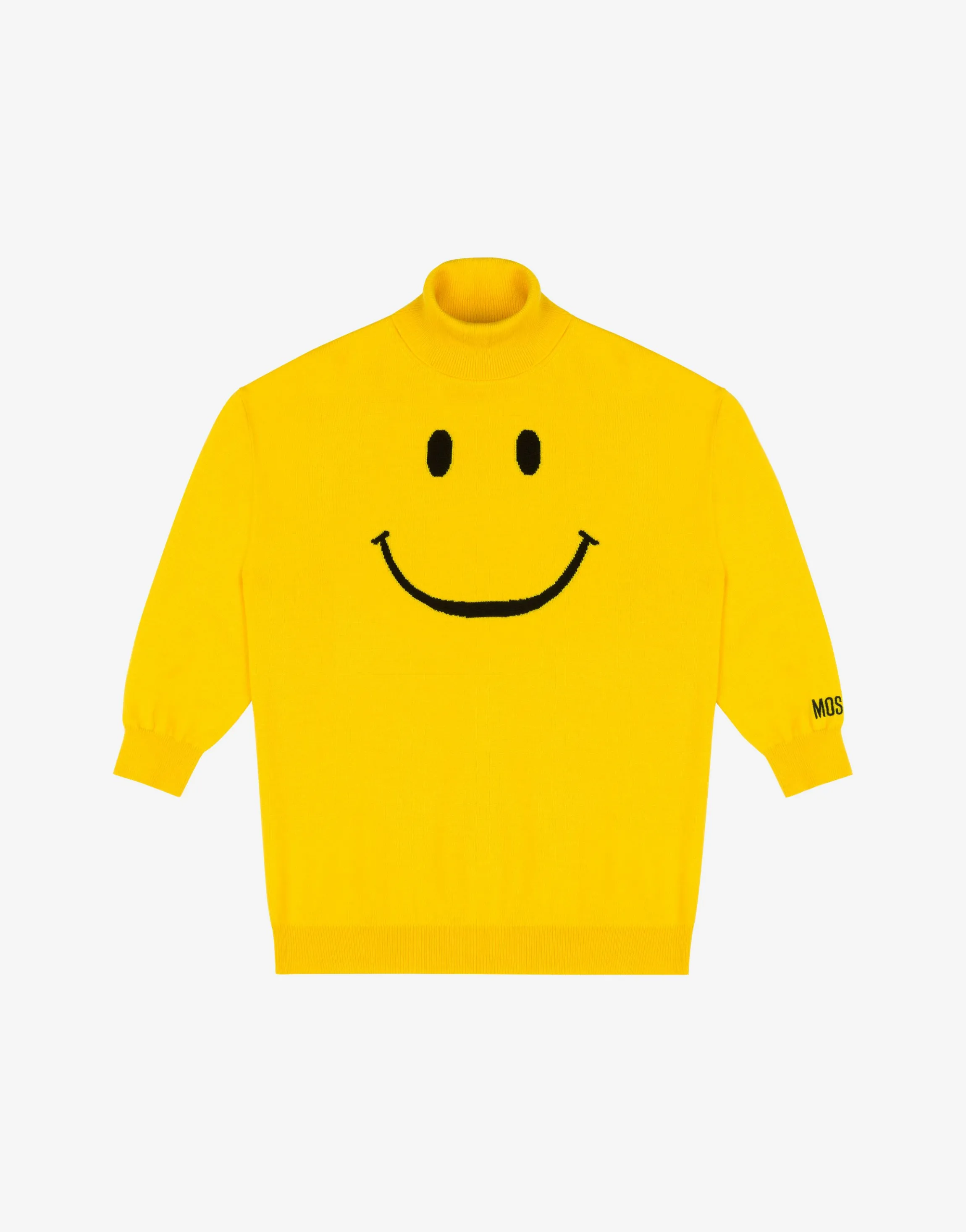 Smiley® Embroidery wool knit dress