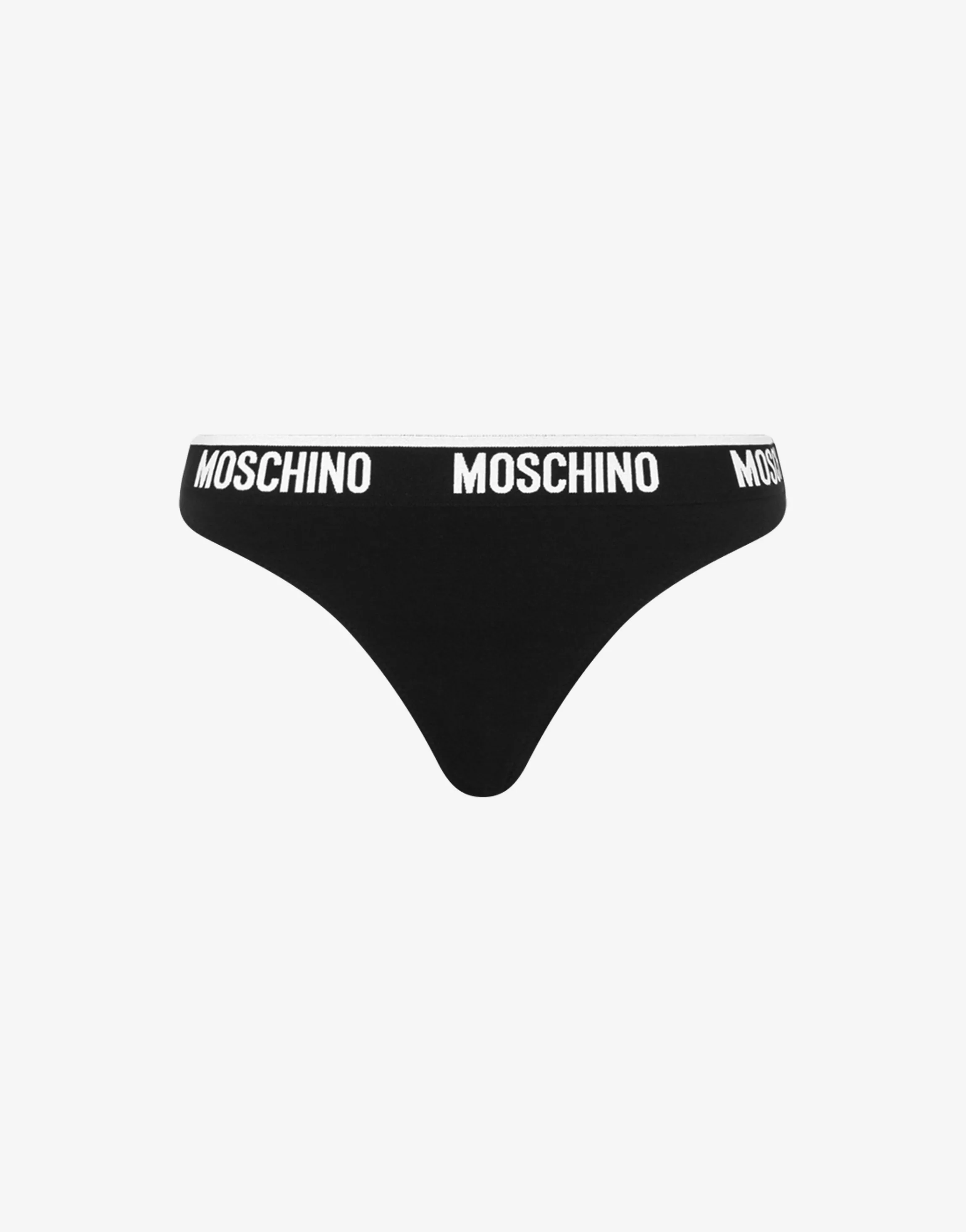 Stretch Jersey Thong Elastic Logo Band