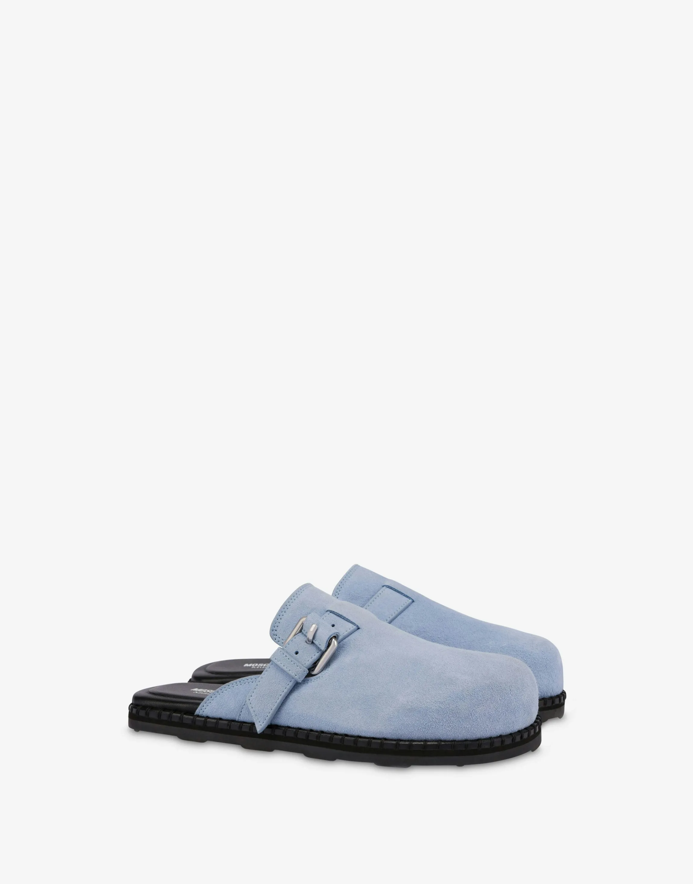 Suede Mules