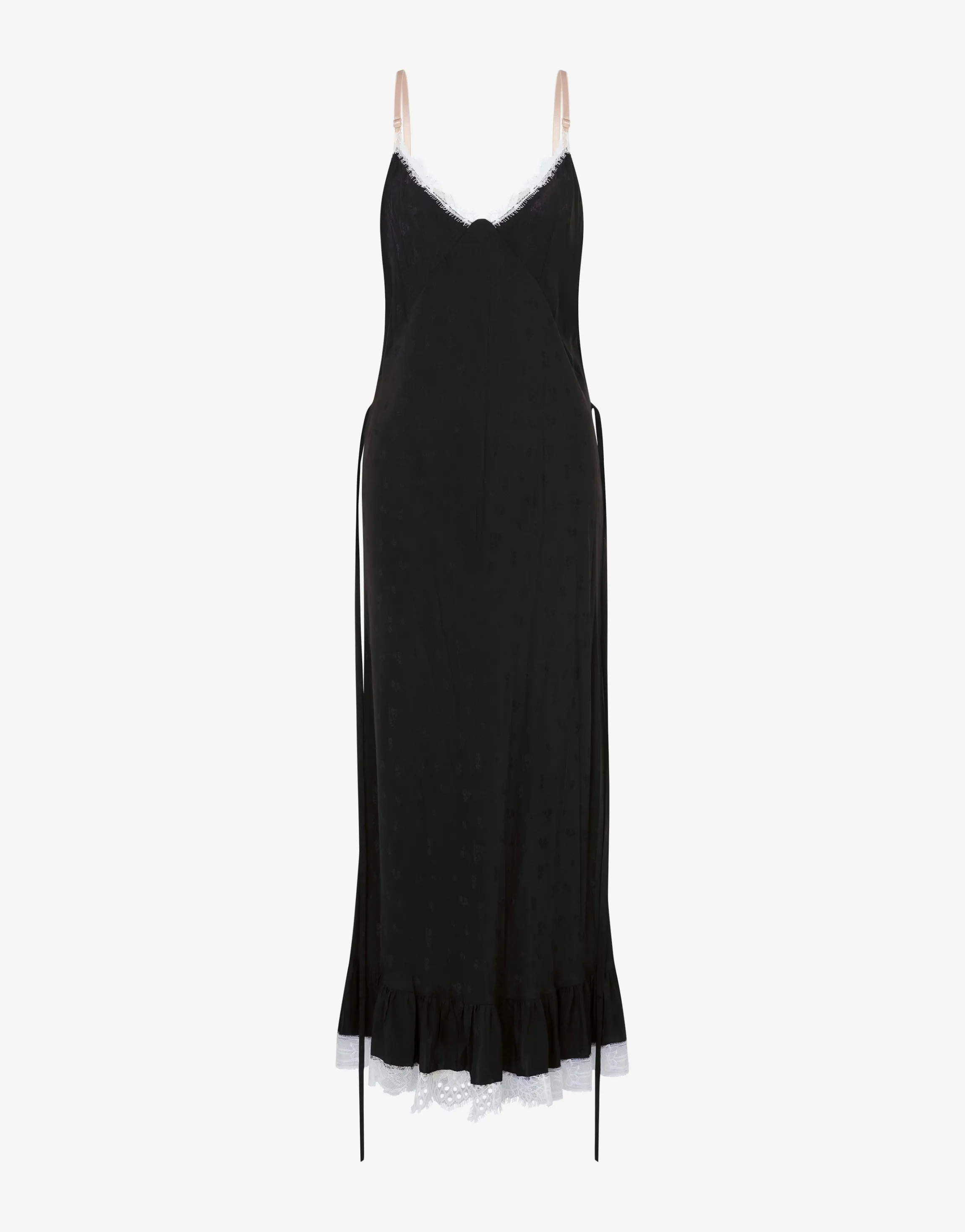 Viscose and Silk Dress Flower Jacquard