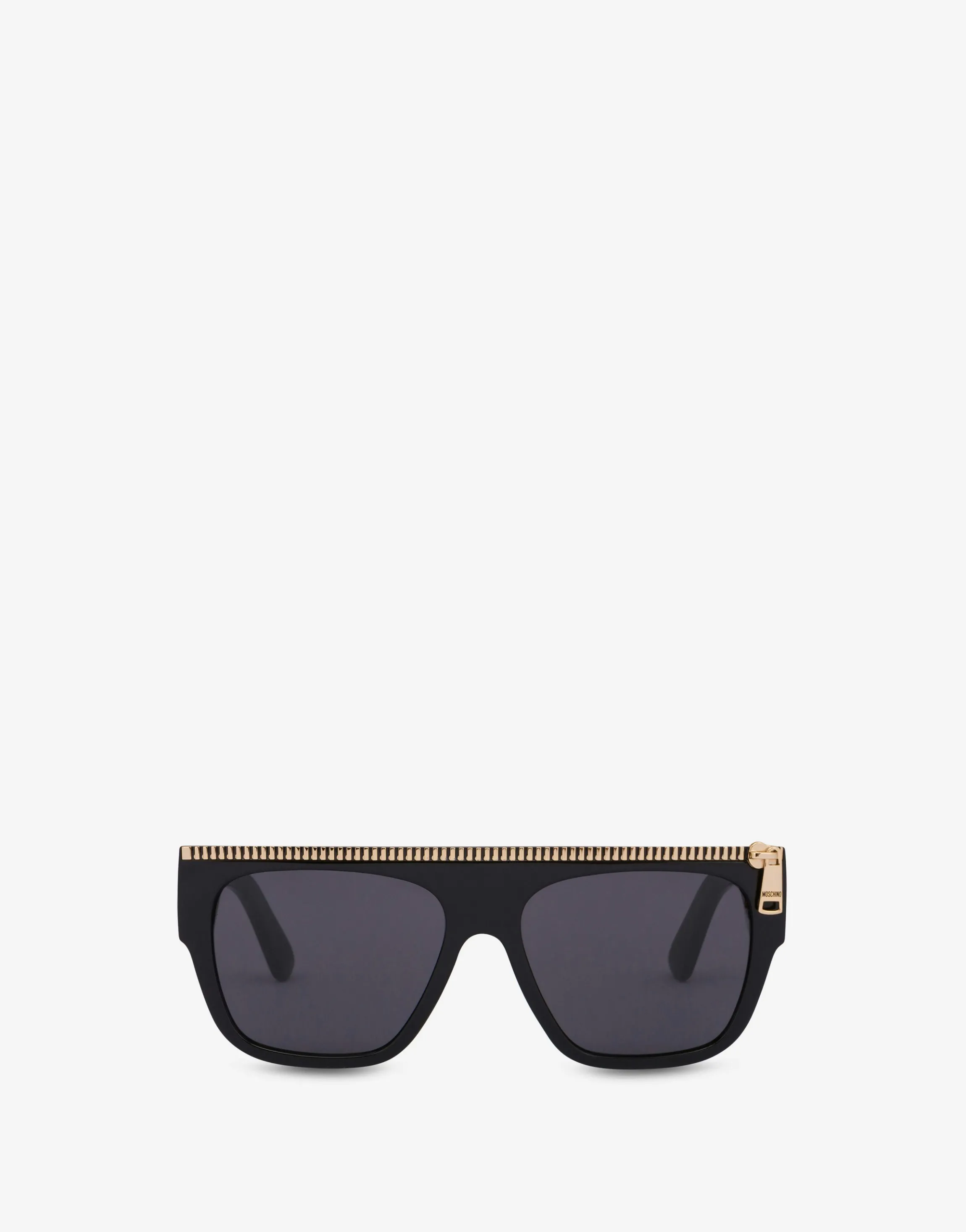 Zip Detail black sunglasses